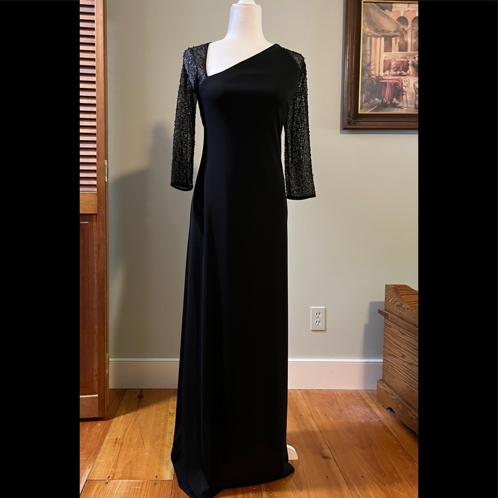Cache Long Formal Black Gown